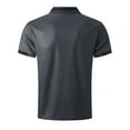 thumbnail image 2 of Gubotare Mens Polo Shirts Casual Short Sleeve Button Down Polo Shirt Classic Golf Shirts (GY1,XXL), 2 of 4