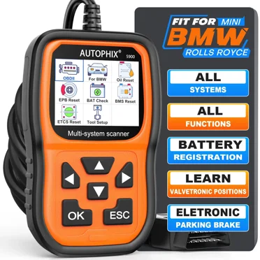 5900 Automotive Diagnostic Tool with Full OBDII functions Battery Register
