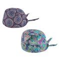 thumbnail image 2 of 2 uds., Gorro para , gorro de limpieza, gorro de quimioterapia para trabajo a prueba de polvo, envoltura para la cabeza + multicolor Macarena Gorro médico ajustable unisex, 2 of 5