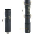 thumbnail image 4 of Enfoque Visión nocturna Zoom Monocular Telescopio Binoculo Caza Prisma óptico Alcance 10-30X25 Monstrate HW3512-00B, 4 of 7