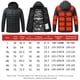 thumbnail image 2 of Abrigo Calefactable Chaqueta Calefactora Eléctrica USB 21 Áreas Hombres Camping, 2 of 9