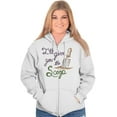 thumbnail image 5 of Give You Scoop Soil Gardening Tools Zip Hoodie Sweatshirt Women Brisco Brands S, 5 of 6