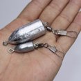 thumbnail image 3 of 10Pcs Reusable Fishing Swivels Snaps Lead Sinkers Fishing Weights Hooks, 3 of 6