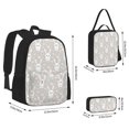 thumbnail image 2 of Fotbe Rabbit And Heart Set Escolar 3 en 1 para Niños - Mochila Duradera con Lonchera Aislante y Estuche para Lápices - Mochila Escolar para Niños y Niñas, 2 of 7