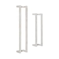 thumbnail image 2 of Powell Janelle Wall-Mounted Bathroom Towel Rack, Set of 2, White, 2 of 11