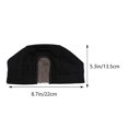 thumbnail image 3 of 2Pcs Mesh Dome Wig Caps U Part Weaving Wig Caps Stretchable High Elastic Spandex Hair Net For Men Women Wigs Making Black, 3 of 5