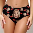 thumbnail image 1 of MKLEKYY Braguitas Cortas de Playa para Mujer, Moda para San Valentín, Diy, Estampadas, Sexys, de Tiro Bajo, 1 of 4