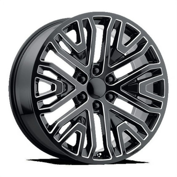 OE Creations Aluminum Rim PR197 20X9in Gloss Black Milled Finish, 197M-295824