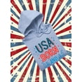 thumbnail image 3 of Usa Born And Raised Neon Hoodie Women -Image by Shutterstock, Female Medium, 3 of 4