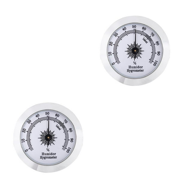 Wosthever Higrómetro Instalación empotrada Alta precisión Durable de usar Medidor de humedad Diseño integrado No requiere Astilla Type2 NO2 Wosthever CBP221307