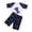 Blue, variant on Ymyiu Baby Boy Swimsuit Short Sleeve Swimsuit for Baby Boys Swimwear Baby Boy Swim Trunk with Hat Toddler Bathing Suit 4T 5T (Blue,4-5 Years)