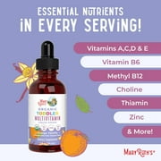 MaryRuth's Children's Organic Multivitamin Liquid Drops, Immune Support for Toddlers, 2 fl oz, Unisex