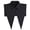 Black, variant on Versatile Suit Collar Decoration: Shirt-Style Cape Collar, Big Pointed Collar with Flared Hem
