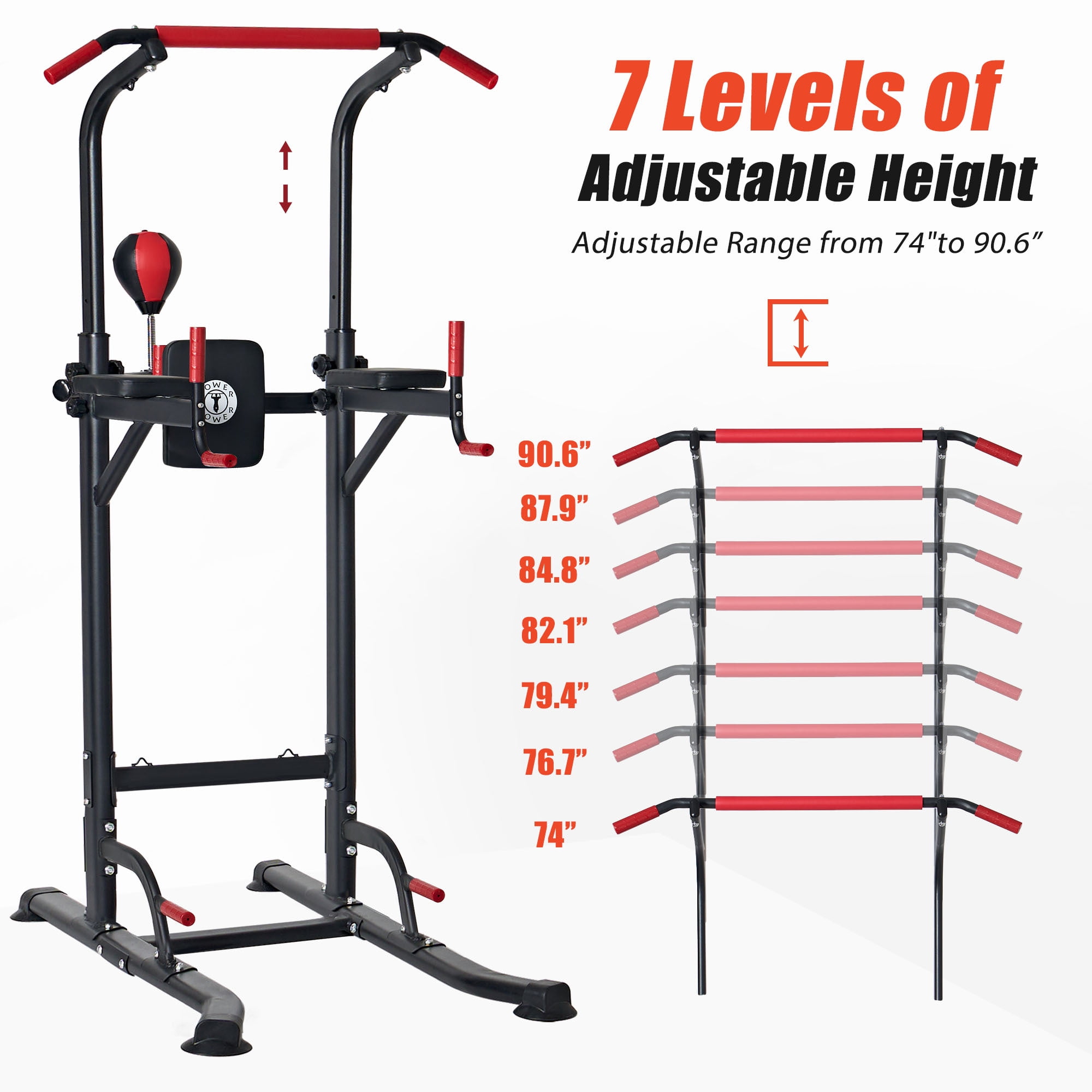 Gym Equipment Power Tower Dip Station Pull Up Bar SogesPower Power