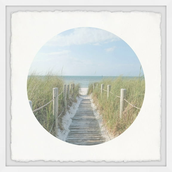 Marmont Hill Routeway to Sea Framed Wall Art, 24" x 24"