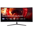 thumbnail image 1 of acer Nitro 29.5 1500R Curved Zero-Frame UWFHD 2560 x 1080 Gaming Monitor | AMD FreeSync Premium | Up to 200Hz | 1ms VRB | VESA Mountable | 2 x Display Port 1.4 & 2 x HDMI 2.0 | ED306C Xbmiippx, 1 of 5