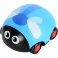 thumbnail image 1 of Pull Back Ladybug Toy Car for Kids - Educational, Safe Play Vehicle, Red/Green/Blue/Yellow, 1 of 8