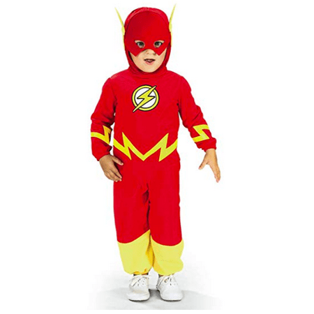 DC Comics The Flash Infant/Toddler Costume Jumpsuit, Red/Yellow,