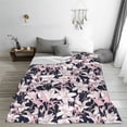 thumbnail image 5 of Sikiie Lilies Flowers Ultra-Soft Micro flannel Blanket Luxury All Seasons Warm Blanket for Bedding Sofa and Travel (4 sizes)-80"x60", 5 of 7