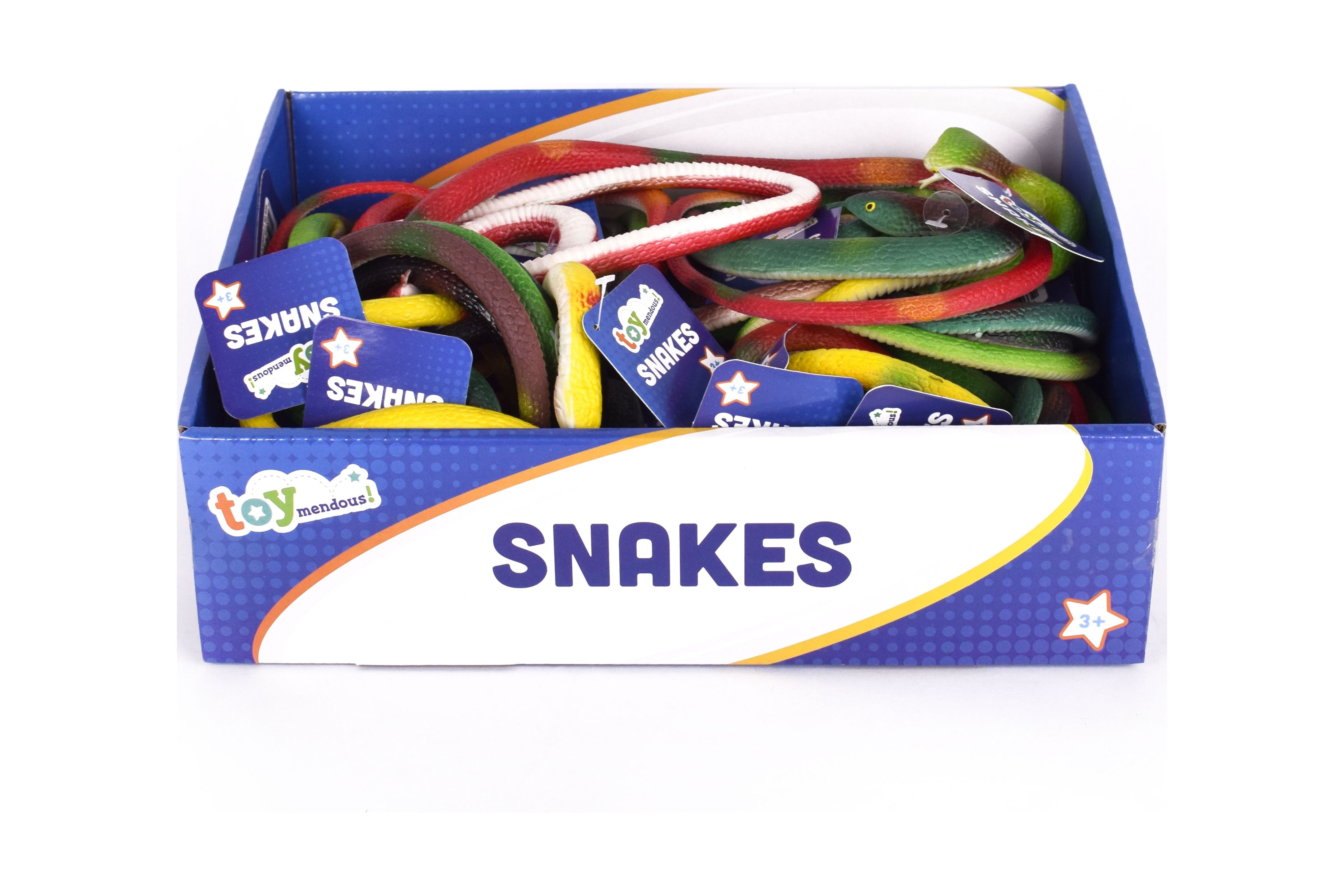 Toymendous Realistic 28.5’’ Snake – Styles May Vary, Receive One Novelty Toy, Children Ages 3+