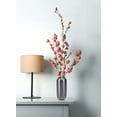 thumbnail image 3 of Serene Spaces Living 9" Metallic Gray Capsule Vase, Stainless Steel Flower Holder, Modern Centerpiece, Single, 3 of 6