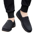 thumbnail image 3 of Men Loafers Shoes Suede Vintage Wide Width Walking Shoes Lace Up Non Slip Sole Breathable Mens Casual Shoes, Orthopedic Mens Loafers, 3 of 9