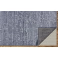 thumbnail image 4 of Feizy Lennox Modern Abstract, Blue/Ivory, 5' x 8' Area Rug Sheen Handmade Casual Solid Design Carpet for Living Dining Bed Room, 4 of 8