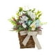 thumbnail image 3 of Casa de colgilla de puerta Corona de flores artificiales Artesanía de guirnaldas, creativo, adorno colgante, corona de primavera de verano para la, 3 of 9