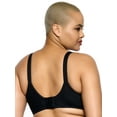 thumbnail image 3 of Paramour by Felina | Delightful Seamless Breathable Lace Contour Bra (Black, 42D), 3 of 6