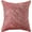 Cranberry, variant on Violet Linen Boutique Zebra Patern, Polyester Jacquard, Reversible, Cranberry, 18 Inch x 18 Inch, Decorative Throw Pillow Cover