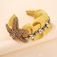 thumbnail image 4 of Diadema de moda para mujer Diadema ancha elegante lujosa con diamantes de imitación Estrella de mar Abeja Diadema de cristal Ormromra CPB-DE-LYY1068-1, 4 of 5