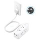 thumbnail image 1 of Enchufe plano giratorio de 360° Power Strip TROND, 6 enchufes, 2 USB, 1 of 7