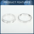 thumbnail image 5 of Unique Bargains Hub Centric Rings, 54.1mm ID to 64.1mm OD Vehicle Wheel Hubrings Aluminum Alloy, 4 Pcs, 5 of 6