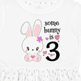 thumbnail image 4 of Inktastic Somebunny is Three-third Birthday Bunny Girls Toddler Dress, 4 of 5