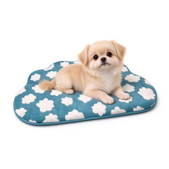 RIOGOO Self Heating Pad, Cat Bed Heated Cat Blanket Self Warming Pet Pad 37 × 26 inch , Pet Self-warming Bed Electric-Free Heated Cat Mat Warm Dog Blanket Machine Washable