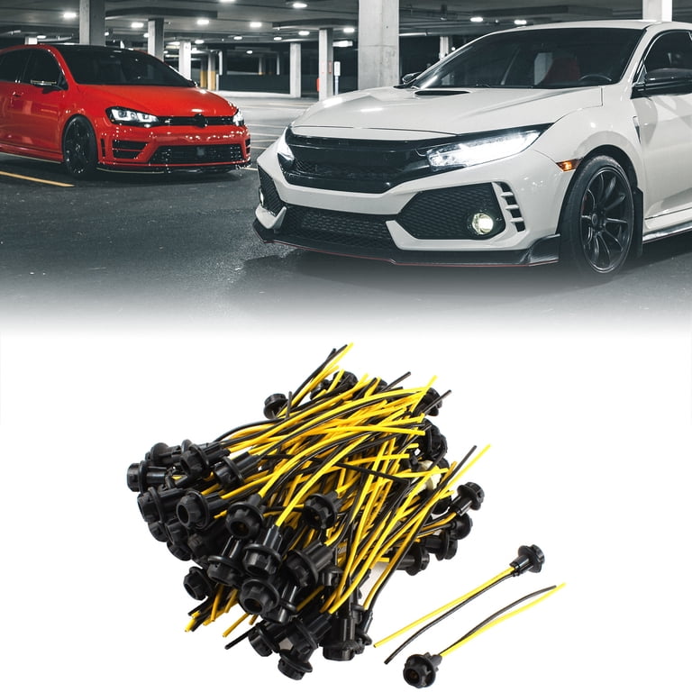 Universal Pigtail Wire Socket Female 194 T10 PGS Rear Marker Side Light Plug Fit Universal Pigtail Wire Socket Female 194 T10 PGS Rear Marker Side Light Plug Fit