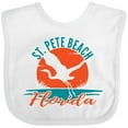 thumbnail image 3 of Inktastic St. Pete Beach Florida Vacation Boys or Girls Baby Bib, 3 of 4