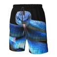 thumbnail image 4 of Pofeuu Blue Viper Snake 2 Prin Men's Swim Trunks Quick Dry Bathing Suit Swimming Board Shorts Mesh Lining Beach Swimwear-, 4 of 6