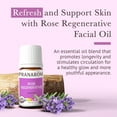 thumbnail image 3 of Pranarom - Rose Regenerative Facial Essential Oil Blend (5ml) - Lavender, Rosehip Seed, Frankincense, and Lemon - 100% Pure Essential Oil for Skincare | USDA and ECOCERT Certified Organic, 3 of 4
