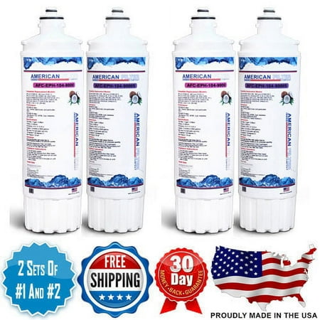 

AFC Brand Water Filters Model # AFC-EPH-1200-WSET Compatible with EverPure® EV9282-03 - 4 Filters - Made in U.S.A.