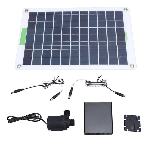 Xirurus 100W Solar Water Pump – 16.5FT Head, Monocrystalline Silicon, Low‑Noise, Energy Storage Box for Quiet Outdoor Fountain Use