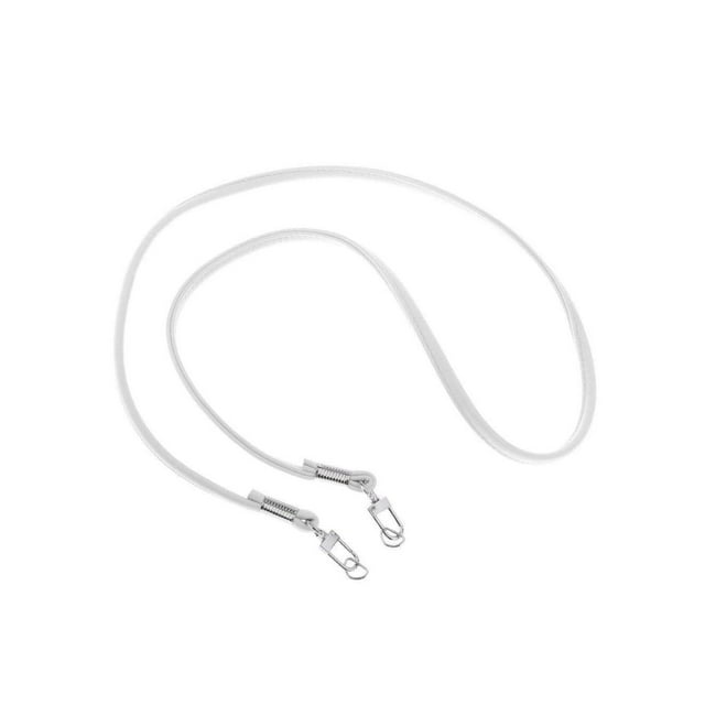 Sangle de Sac à Bandoulière en Cuir PU Remplacement DIY Poignée Croisée Sangle de Sac à Main DIY Sac à Main Blanc