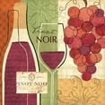 thumbnail image 2 of Charron, Veronique 12x12 Gold Ornate Wood Framed with Double Matting Museum Art Print Titled - Wine and Grapes I, 2 of 4