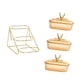 thumbnail image 1 of Soporte para frutas en varios niveles, organizador de refrigerios con soporte, plato versátil y moderno para frutas secas estilo A 3 cuadrículas, 1 of 7