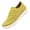 Yellow, variant on Mesh Breathable Casual Sneakers Daily Office Commuting, Lace Up Lightweight Running Shoes Outdoor Sports Walking, Comfortable Flat Slip On Footwear Holiday Travel Wearing, Beige 5