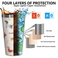 thumbnail image 3 of 16oz Tumblers Dachshund Stainless Steel Vacuum Insulated Double Wall Travel Tumbler Cups Mug with Lid and Straw,Cleaning Brush for Coffee,Tea, 3 of 4