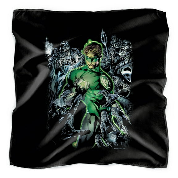 Green Lantern Surrounded By Death Bandana (21 in x 21 in)