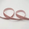 thumbnail image 4 of 10 Yard Velvet Ribbon Spool, Inlaid with Silver Polyester (Pink, 3/8), 4 of 4