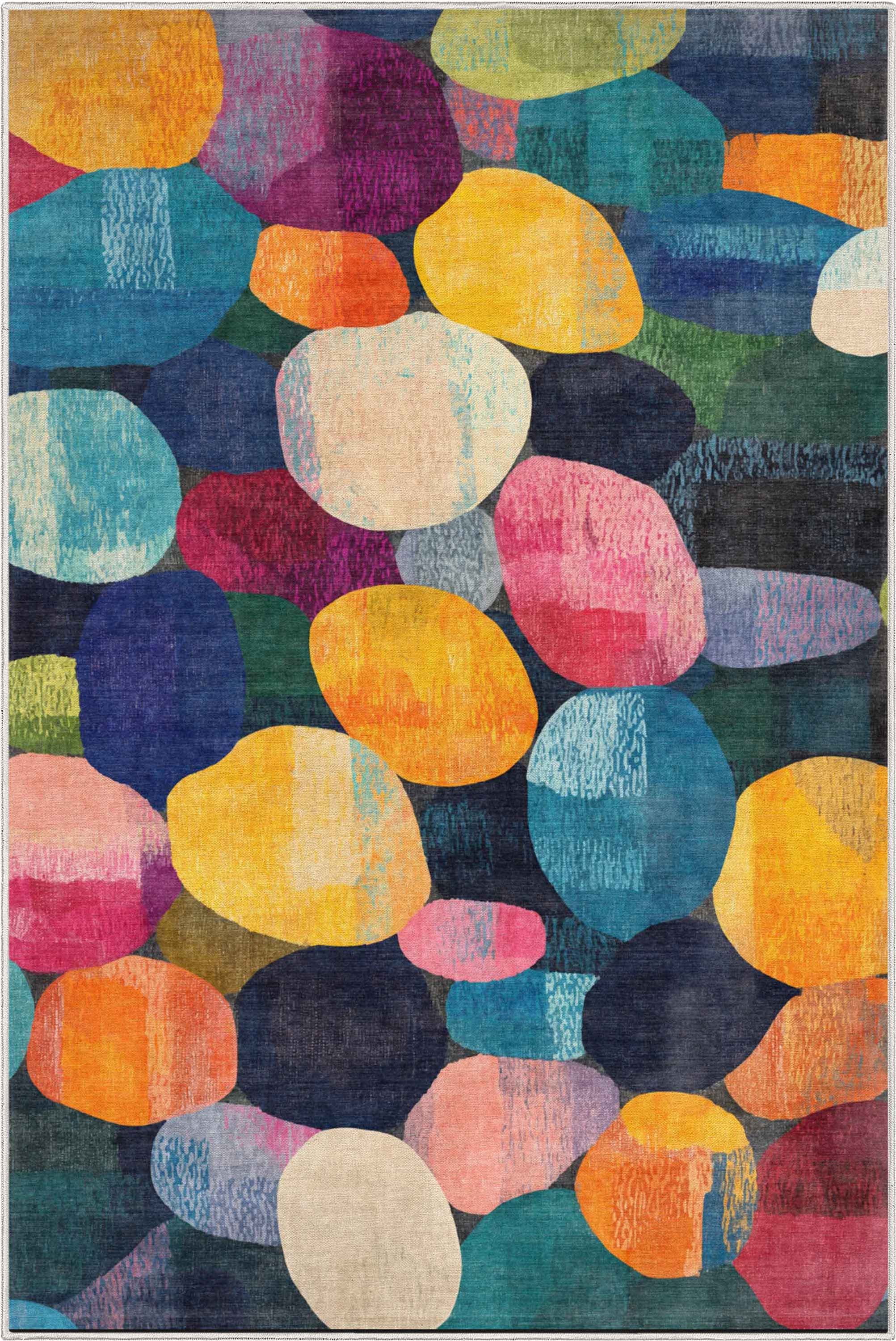 Well Woven Eclat 3'3" x 5' Rug – Vibrant Multicolor, Stain-Resistant & Easy to Clean