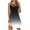 Black, variant on Womens Ombre Slip Dress V Neck Design Silky Fabric Relaxed Silhouette for Casual Gatherings Green XXL